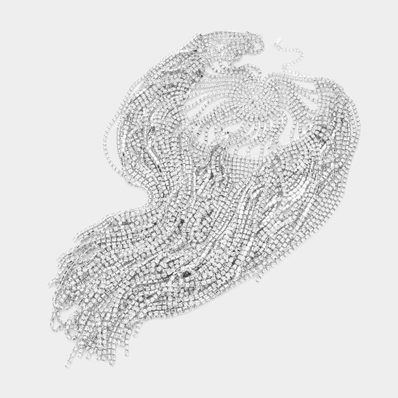 Crystal Fringe Head Chain